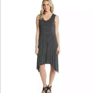 Karen Kane hankerchief hem dress tank 8039